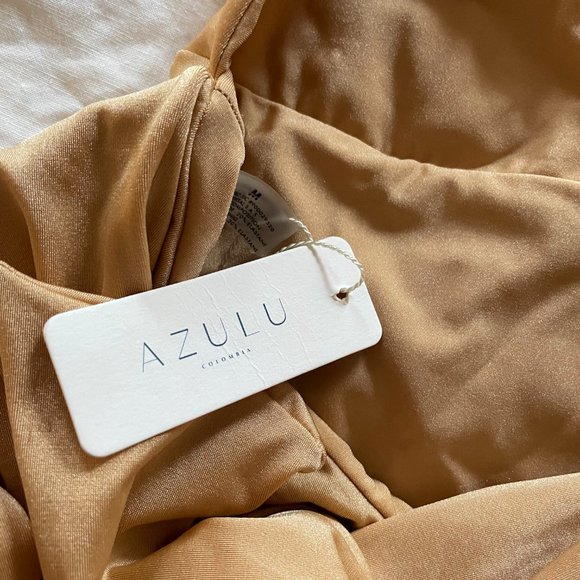 Azulu Gold Swimsuit with tags never worn - Picture 4 of 4